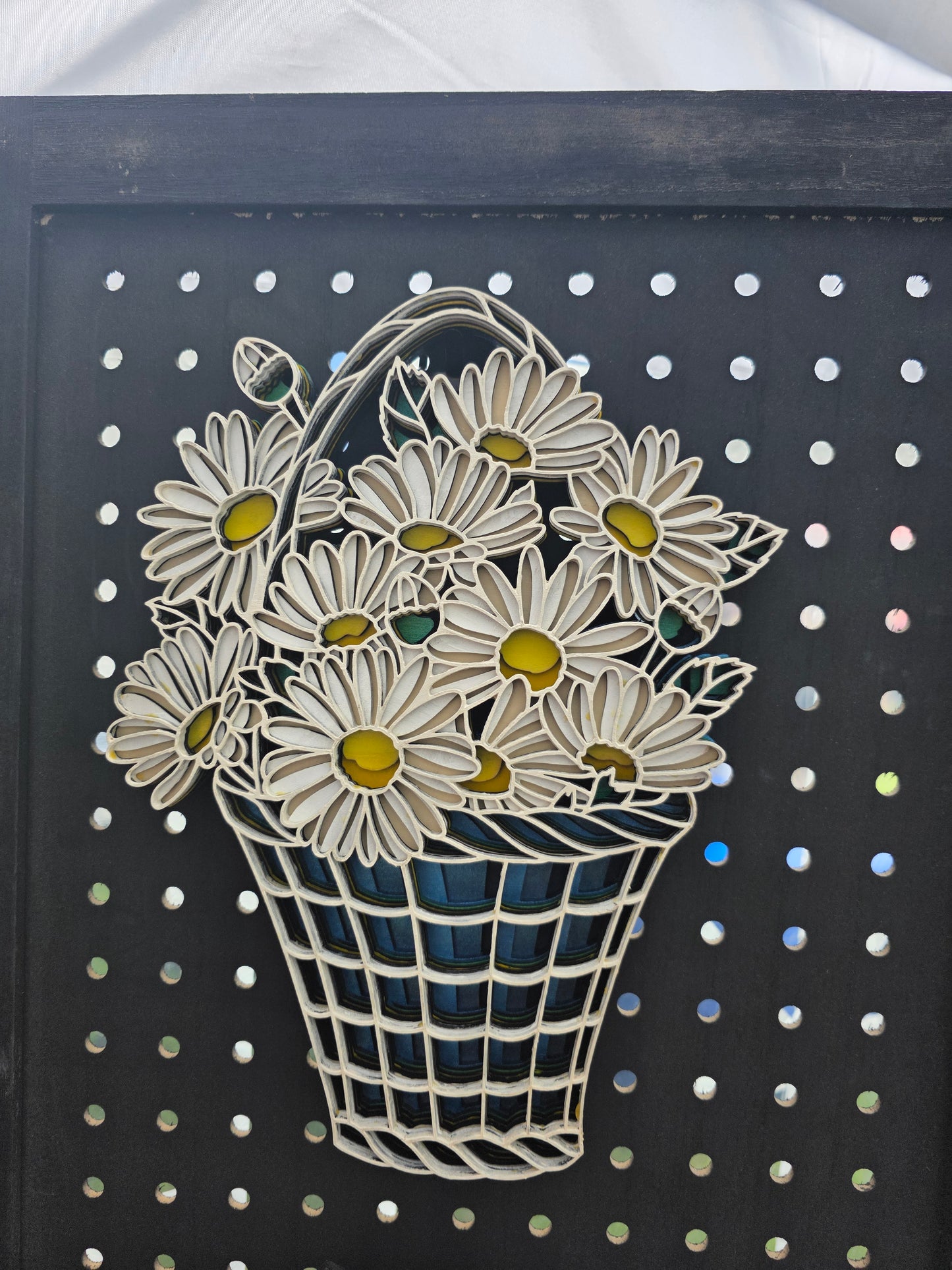 Daisy basket mandala