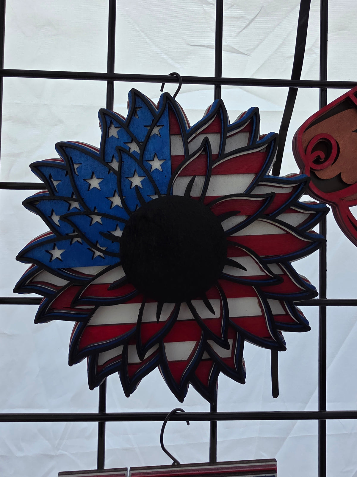Flag sunflower mandala
