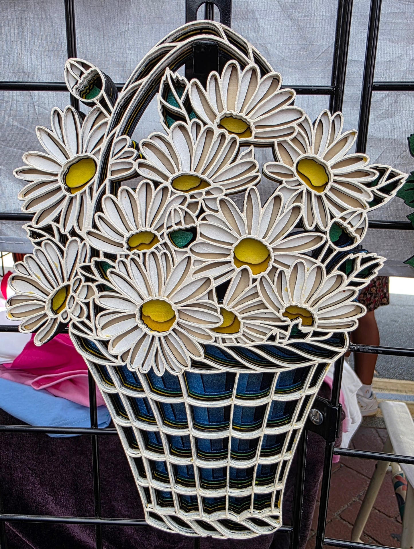Daisy basket mandala