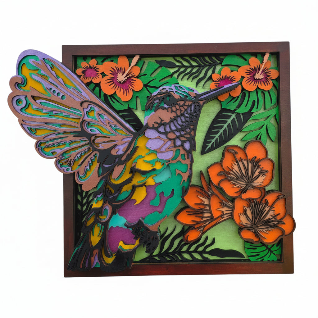 Large Hummingbird mandala