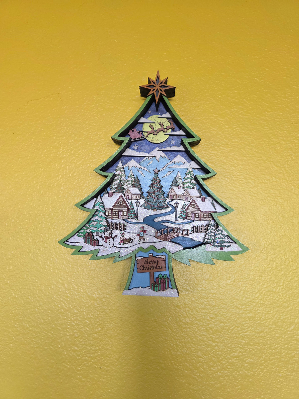 Christmas tree mandala 2