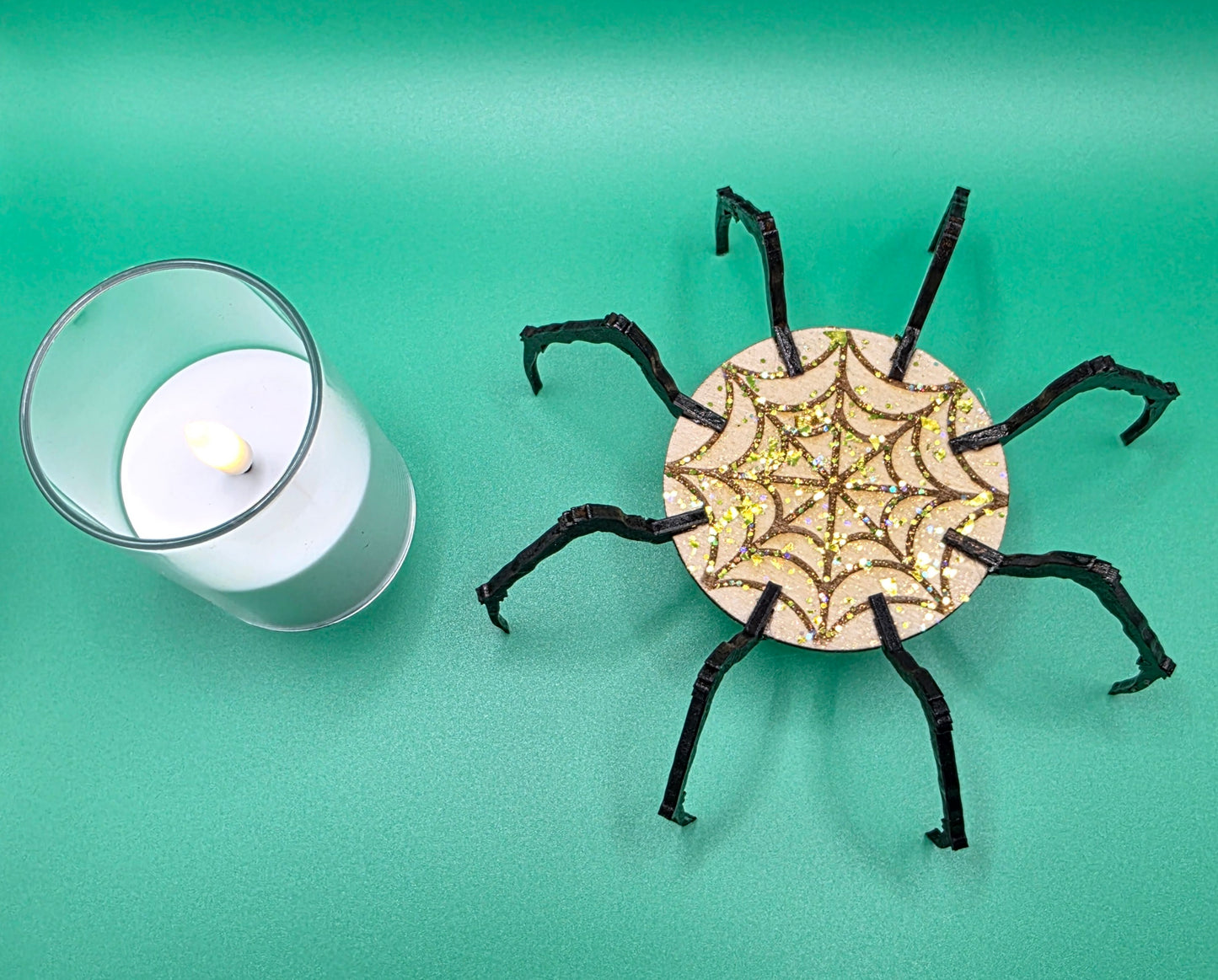 Spider candle holder