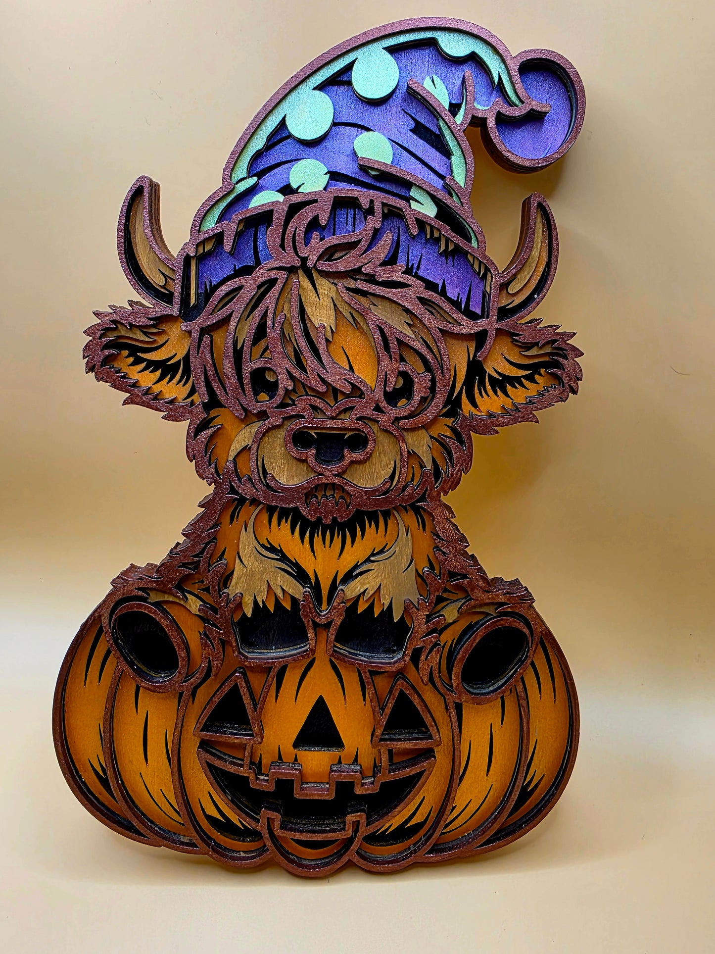 Halloween Highland Cow