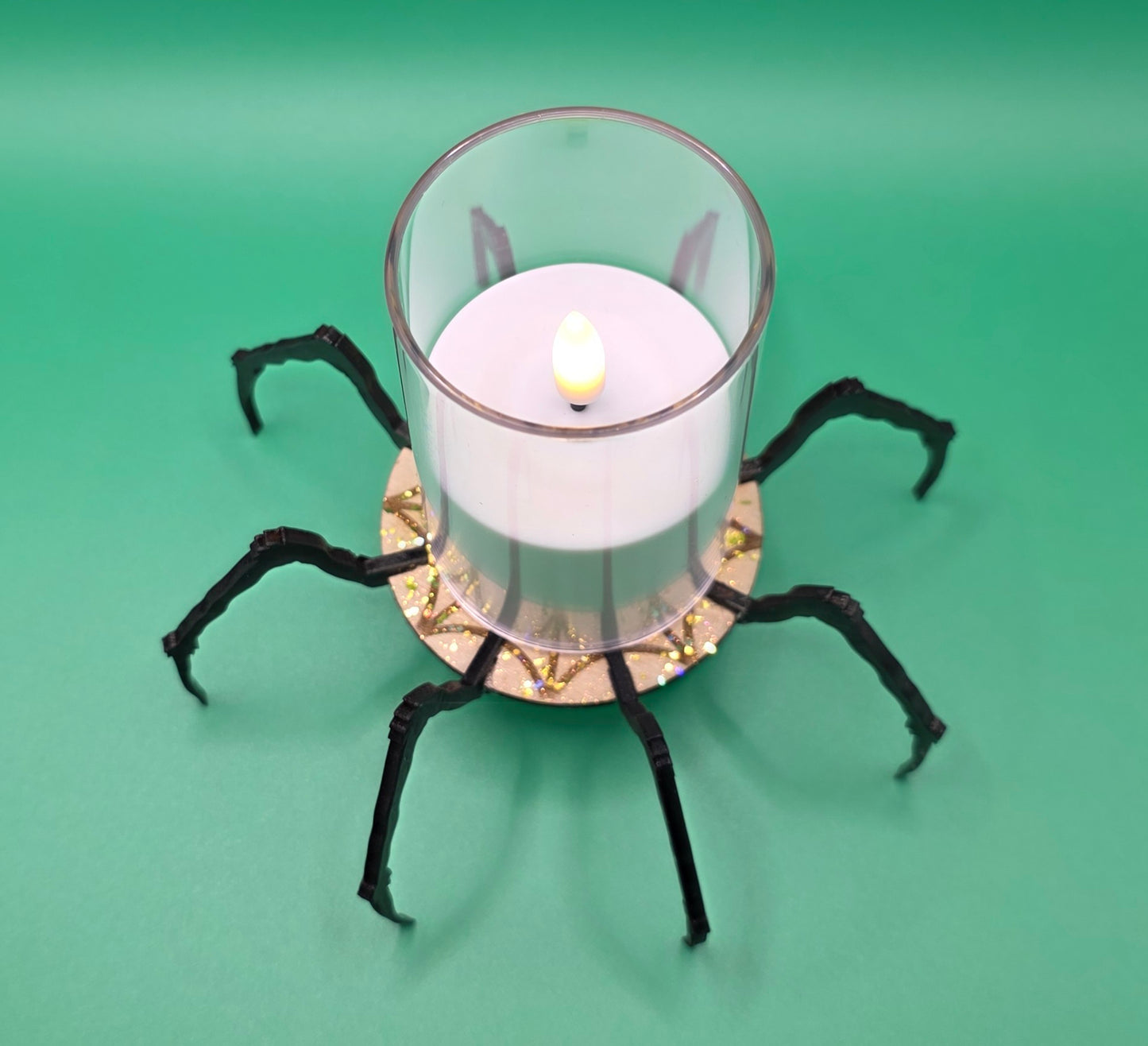 Spider candle holder