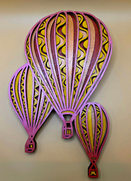 Hot air ballons mandala