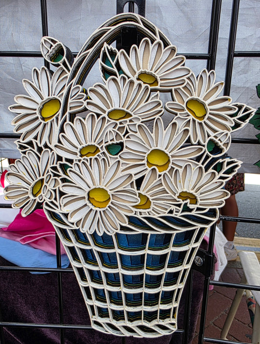 Daisy basket mandala
