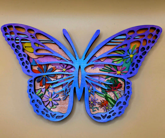 Butterfly mandala