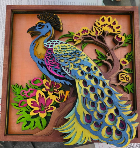 Peacock mandala