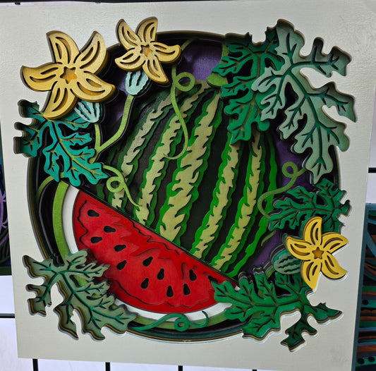 Watermelon mandala