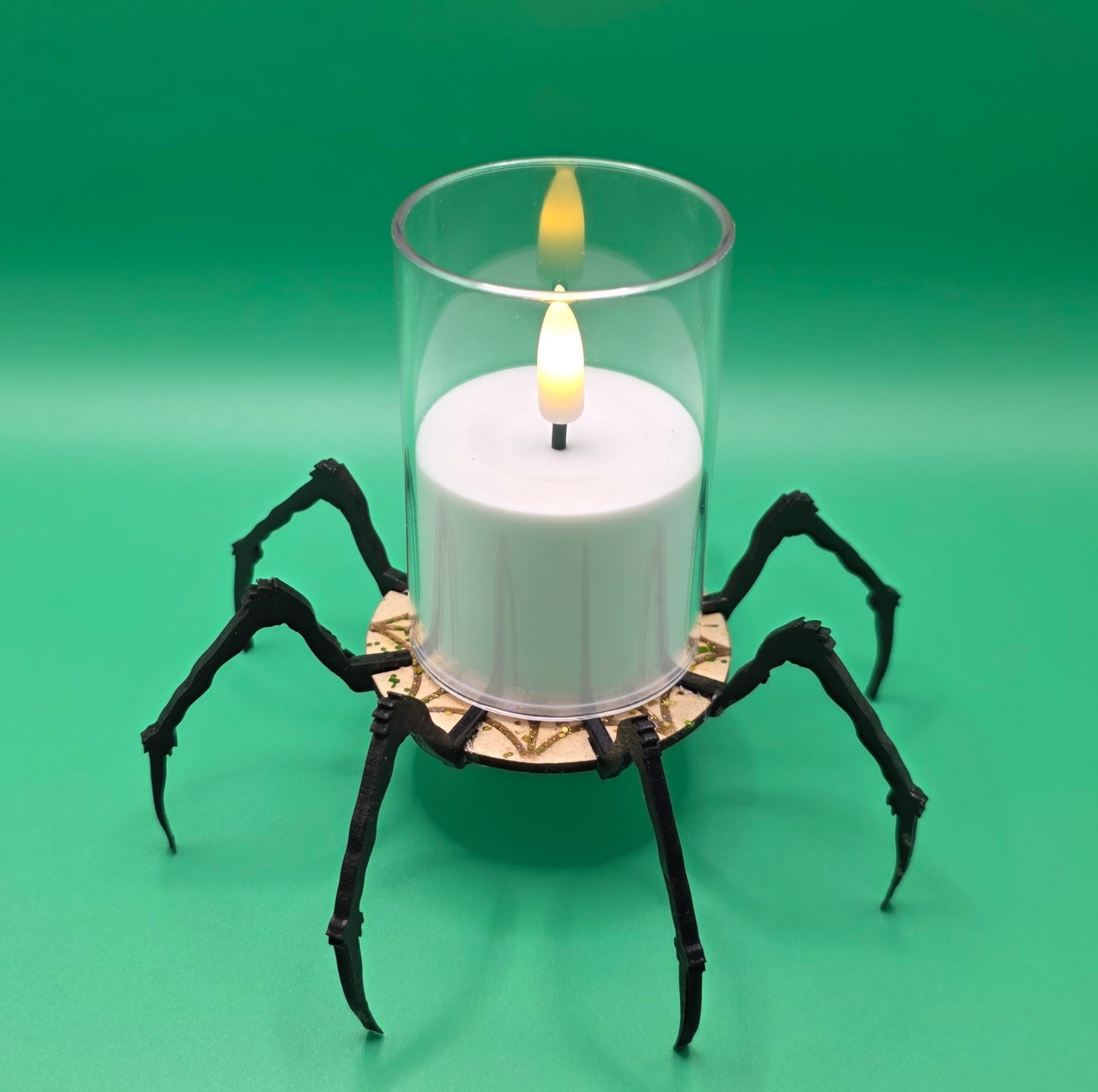 Spider candle holder