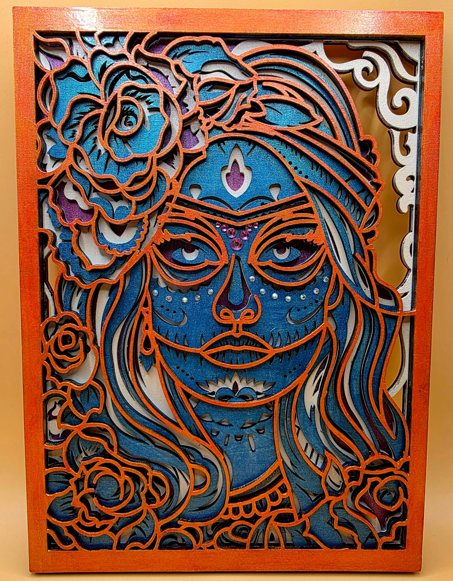 Sugar skull woman