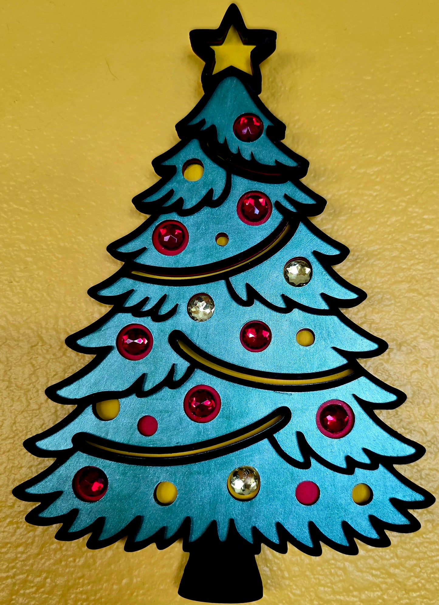 Christmas tree mandala