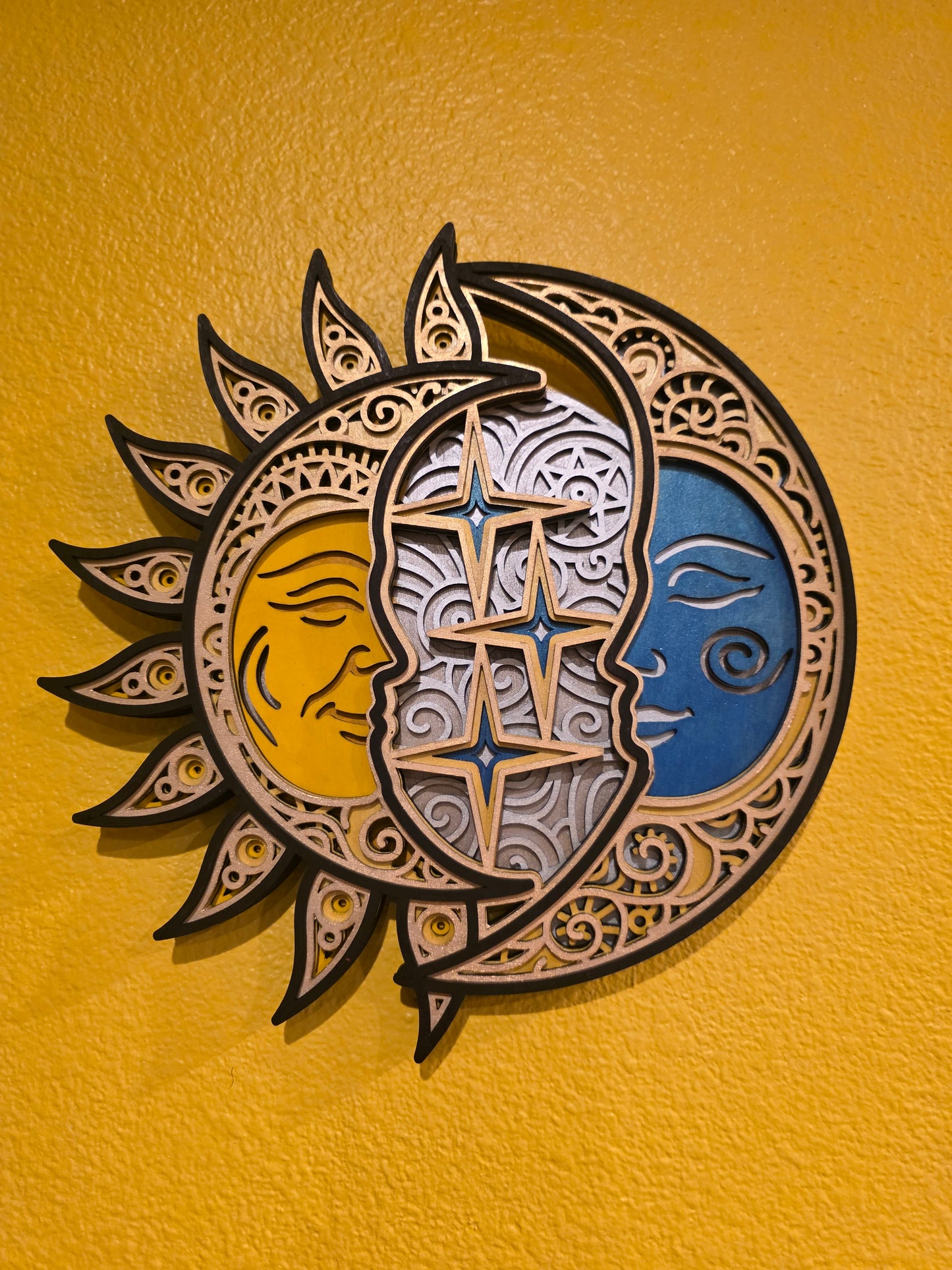 Sun and moon mandala