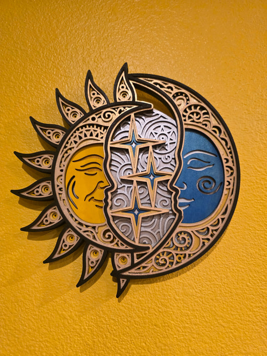 Sun and moon mandala